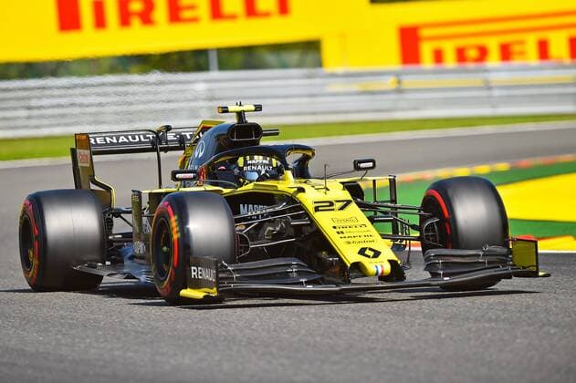 31.08.2019, xekx, Motorsport FIA Formel 1, Großer Preis von Belgien 2019 - Qualifying emspor, Nico Hülkenberg (Renault F1 Team) (DFL DFB REGULATIONS PROHIBIT ANY USE OF PHOTOGRAPHS as IMAGE SEQUENCES and or QUASI-VIDEO) Spa