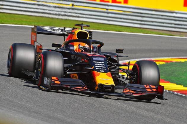 31.08.2019, xekx, Motorsport FIA Formel 1, Großer Preis von Belgien 2019 - Qualifying emspor, Max Verstappen (Aston Martin Red Bull Racing) (DFL DFB REGULATIONS PROHIBIT ANY USE OF PHOTOGRAPHS as IMAGE SEQUENCES and or QUASI-VIDEO) Spa