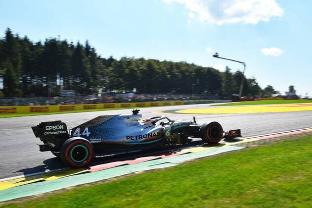 31.08.2019, xekx, Motorsport FIA Formel 1, Großer Preis von Belgien 2019 - Qualifying emspor, Lewis Hamilton (Mercedes-AMG Petronas) (DFL DFB REGULATIONS PROHIBIT ANY USE OF PHOTOGRAPHS as IMAGE SEQUENCES and or QUASI-VIDEO) Spa