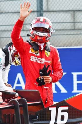 31.08.2019, xekx, Motorsport FIA Formel 1, Großer Preis von Belgien 2019 - Qualifying emspor, 1. Startplatz Charles Leclerc (Ferrari) (DFL DFB REGULATIONS PROHIBIT ANY USE OF PHOTOGRAPHS as IMAGE SEQUENCES and or QUASI-VIDEO) Spa
