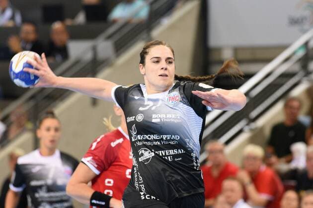 Josefine Huber (Thueringer HC 57) DHB, Handbal, Frauen, HBF , Super-Cup , Ludwigsburg, 31.08.2019, Foto:TBaur Eibner SG BBM Bietigheim vs. Thueringer HC Ludwigsburg Copyright: xEIBNER TobiasxBaurx EP_TBR