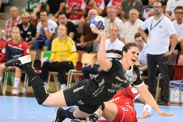 Josefine Huber (Thueringer HC 57) DHB, Handbal, Frauen, HBF , Super-Cup , Ludwigsburg, 31.08.2019, Foto:TBaur Eibner SG BBM Bietigheim vs. Thueringer HC Ludwigsburg Copyright: xEIBNER TobiasxBaurx EP_TBR