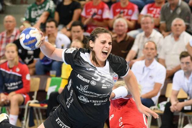 Josefine Huber (Thueringer HC 57) DHB, Handbal, Frauen, HBF , Super-Cup , Ludwigsburg, 31.08.2019, Foto:TBaur Eibner SG BBM Bietigheim vs. Thueringer HC Ludwigsburg Copyright: xEIBNER TobiasxBaurx EP_TBR