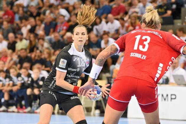 Iveta Luzumova (Thueringer HC 18) DHB, Handbal, Frauen, HBF , Super-Cup , Ludwigsburg, 31.08.2019, Foto:TBaur Eibner SG BBM Bietigheim vs. Thueringer HC Ludwigsburg Copyright: xEIBNER TobiasxBaurx EP_TBR