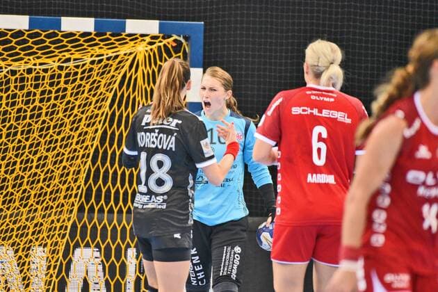 Ann-Cathrin Giegerich (Thueringer HC 16) im Tor DHB, Handbal, Frauen, HBF , Super-Cup , Ludwigsburg, 31.08.2019, Foto:TBaur Eibner SG BBM Bietigheim vs. Thueringer HC Ludwigsburg Copyright: xEIBNER TobiasxBaurx EP_TBR