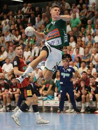 BAU 31.08.2019 Göppingen Handball Frisch Auf Göppingen! vs. TSV Hannover-Burgdorf, Sebastian Heymann (Göppingen)