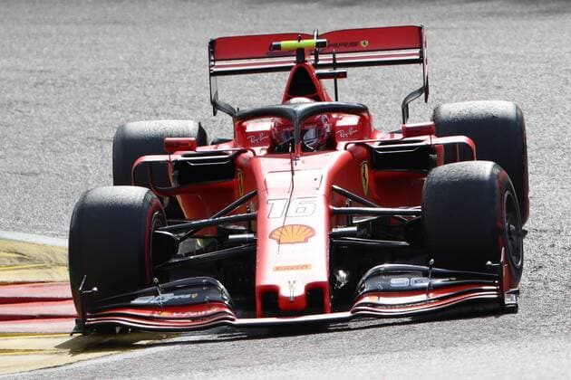 Ferrari s Monegasque driver Charles Leclerc in action at the Spa-Francorchamps Formula One Grand Prix of Belgium race, in Spa-Francorchamps, Sunday 01 September 2019. BENOITxDOPPAGNE  x05653541x