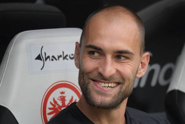 01.09.2019, xjhx, Fussball 1.Bundesliga, Eintracht Frankfurt - Fortuna Duesseldorf emspor, v.l. Bas Dost (Eintracht Frankfurt) (DFL DFB REGULATIONS PROHIBIT ANY USE OF PHOTOGRAPHS as IMAGE SEQUENCES and or QUASI-VIDEO) Frankfurt am Main