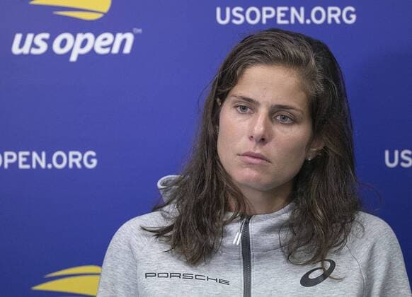 September 2, 2019, Flushing Meadows, New York, United States of America: Julia Goerges attends a press conference, PK, Pressekonferenz after losing to Donna Vekic on Day 8 of the 2019 US Open at USTA Billie Jean King National Tennis Center on Monday September 2, 2019 in the Flushing neighborhood of the Queens borough of New York City. JAVIER ROJAS PI Julia Goerges Press Conference - ZUMAp124 20190902_zaa_p124_033 Copyright: xJavierxRojas Pix