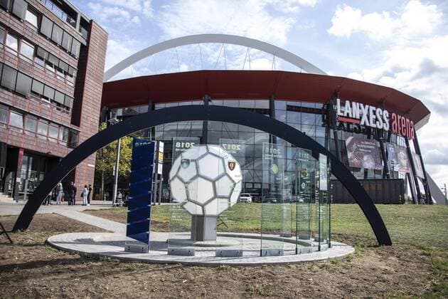 Einweihung der 10. Stele am Ball of Fame Handball Final 4 Lanxess Arena Koeln Deutschland Datum: 03.09.2019 Ball of Fame