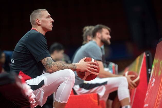 Basketball Shenzhen 03.09.2019 FIBA Basketball Weltmeisterschaften World Cup WM Weltmeisterschaft Deutschland (GER) - Dominikanische Republik (DOM) Daniel Theis (Deutschland, No.10)
