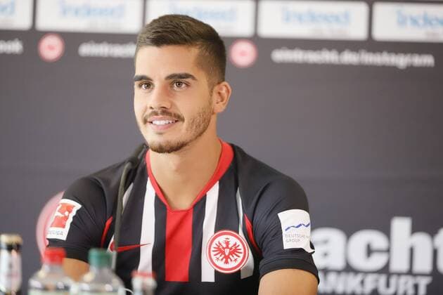 04.09.2019 Frankfurt am Main, Commerzbankarena Saison 2019 2020, 1. Bundesliga, Eintracht Frankfurt (SGE) stellt Neuzugang Andre Silva (Andre Miguel Valente da Silva) vor emspor, DFL regulations prohibit any use of photographs as image sequences and or quasi-video