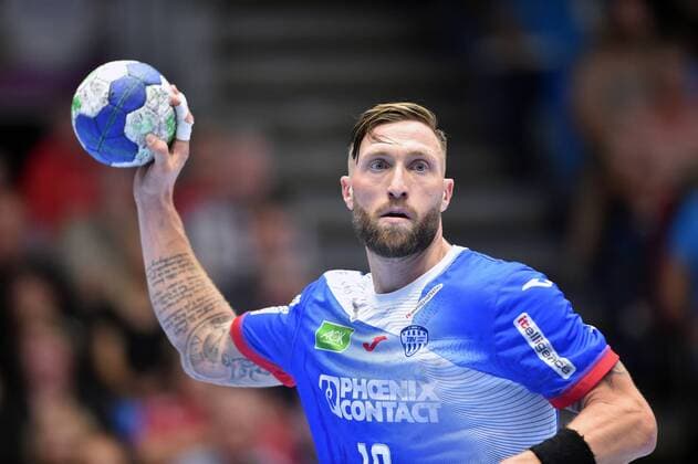 Fabian van Olphen (TBV Lemgo) , GER, MT Melsungen - TBV Lemgo, Handball, 1. Bundesliga Maenner, 04.09.2019, GER, MT Melsungen - TBV Lemgo, Handball, 1. Liga Maenner, 04.09.2019 Kassel Copyright: xEIBNER RolandxSippelx EP_RSL