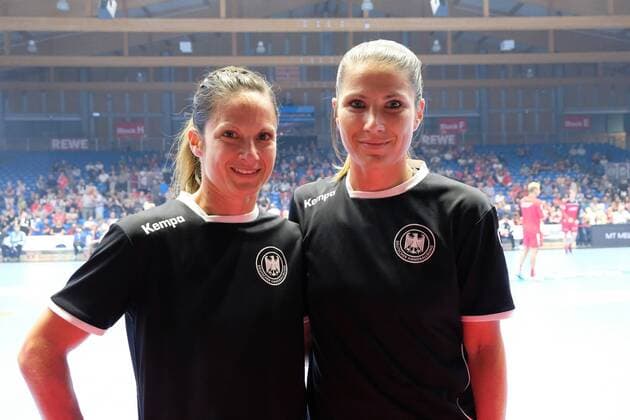 05.09.2019 xkhx Melsungen Handball-Bundesliga Saison 2019 2020 MT Melsungen gegen MT Melsungen gegen TBV Lemgo Lippe Schiedsrichterinnen Maike Merz und Tanja Schilha