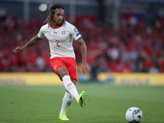 Republic of Ireland v Switzerland UEFA EURO, EM, Europameisterschaft,Fussball 2020 Qualifiers Kevin Mbabu of Switzerland during the UEFA Euro 2020 Qualifiers match at the Aviva Stadium, Dublin Content Not Available For UK Newspapers Copyright: xYannisxHalasx FIL-13619-0015