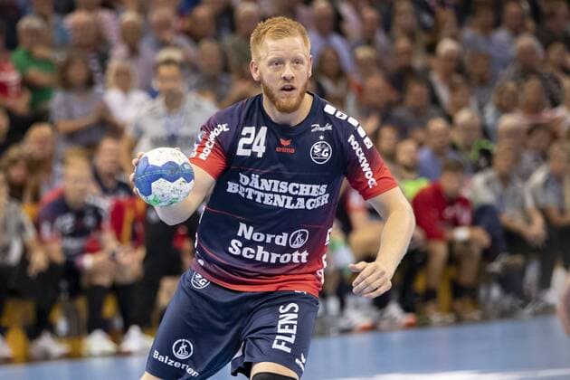 SG Flensburg-Handewitt vs HC Erlangen, 05.09.19, LIQUI-MOLY Handball-Bundesliga, Jim Gottfridsson (SG Flensburg-Handewitt, 24) Copyright: xBEAUTIFULxSPORTS MarioxM.xKobergx