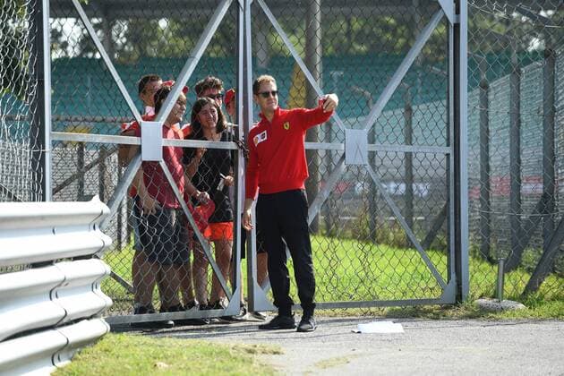 Sebastian Vettel, Scuderia Ferrari, formula 1 GP, Italien in Monza, 06.09.2019 Photo:mspb Jerry Andre Sebastian Vettel, formula 1 GP, Italien