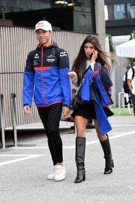 Pierre Gasly ( 10, Red Bull Toro Rosso Honda) mit seiner Freundin, Formel 1, Grosser Preis von Italien, 06.09.2019 Formel 1, Grosser Preis von Italien, 06.09.2019 Monza