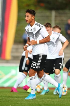 Armindo Sieb (Deutschland) Deutschland vs Belgien, U17, U 17 Laenderspiel, 05.09.2019 DFB regulations prohibit any use of photographs as image sequences and or quasi-video. Deutschland vs Belgien, U17-Laenderspiel, 05.09.2019 Hilden Copyright: xEIBNER RenexWeissx EP_RWS