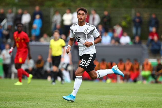 Armindo Sieb (Deutschland) Deutschland vs Belgien, U17, U 17 Laenderspiel, 05.09.2019 DFB regulations prohibit any use of photographs as image sequences and or quasi-video. Deutschland vs Belgien, U17-Laenderspiel, 05.09.2019 Hilden Copyright: xEIBNER RenexWeissx EP_RWS