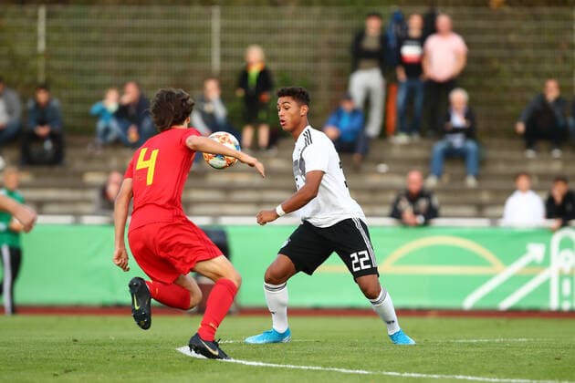 Armindo Sieb (Deutschland) Deutschland vs Belgien, U17, U 17 Laenderspiel, 05.09.2019 DFB regulations prohibit any use of photographs as image sequences and or quasi-video. Deutschland vs Belgien, U17-Laenderspiel, 05.09.2019 Hilden Copyright: xEIBNER RenexWeissx EP_RWS