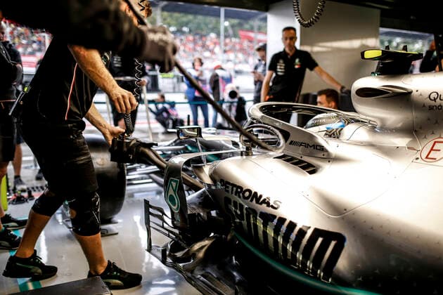 Motorsports: FIA Formula One World Championship, WM, Weltmeisterschaft 2019, Grand Prix of Italy, 77 Valtteri Bottas (FIN, Mercedes AMG Petronas Motorsport), Monza Italy