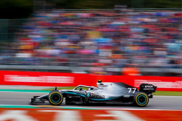 Motorsports: FIA Formula One World Championship, WM, Weltmeisterschaft 2019, Grand Prix of Italy, 77 Valtteri Bottas (FIN, Mercedes AMG Petronas Motorsport), Monza Italy