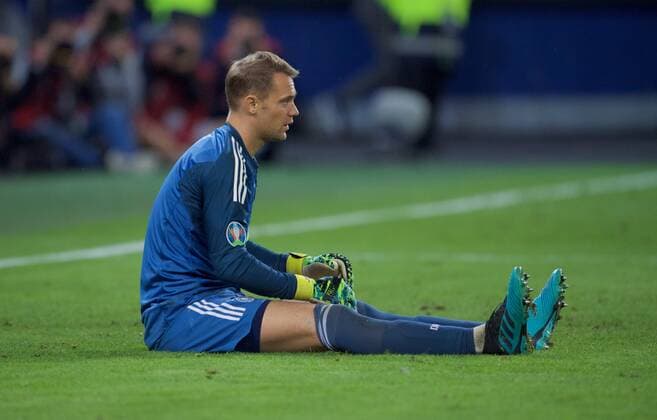 Fussball DFB Hamburg 06.09.2019 Volksparkstadion EM Qualifikation Gruppe C 5.Spieltag Deutschland gegen Niederlande 2 : 4 TW Manuel NEUER 1 GER Nach 1 : 2 Tor für NED