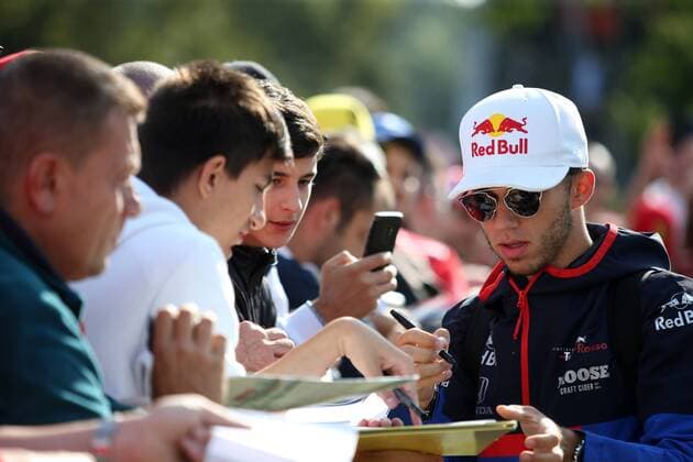Photo4 LaPresse 07 09 2019 Monza, Italy Grand Prix Formula One Italia 2019 In the pic: Pierre Gasly (FRA) Scuderia Toro Rosso STR14  Copyright: xPhoto4 LaPressex
