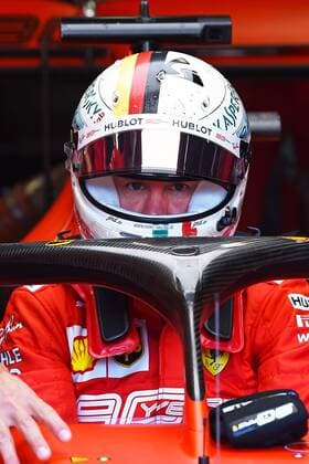 07.09.2019, xekx, Motorsport FIA Formel 1, Großer Preis von Italien - Qualifying emspor, Sebastian Vettel (Ferrari) steigt in seinen Rennwagen ein (DFL DFB REGULATIONS PROHIBIT ANY USE OF PHOTOGRAPHS as IMAGE SEQUENCES and or QUASI-VIDEO) Monza