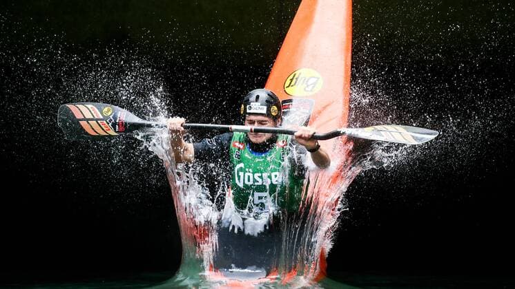 Bilder des Jahres 2019, Sport 09 September Sport Themen der Woche KW36 Sport Bilder des Tages EXTREME SPORTS - Red Bull Dolomitenmann LIENZ,AUSTRIA,07.SEP.19 - EXTREME SPORTS - Red Bull Dolomitenmann. Image shows Joshua Piaskowski (GER). GEPAxpictures xDanielxGoetzhaber