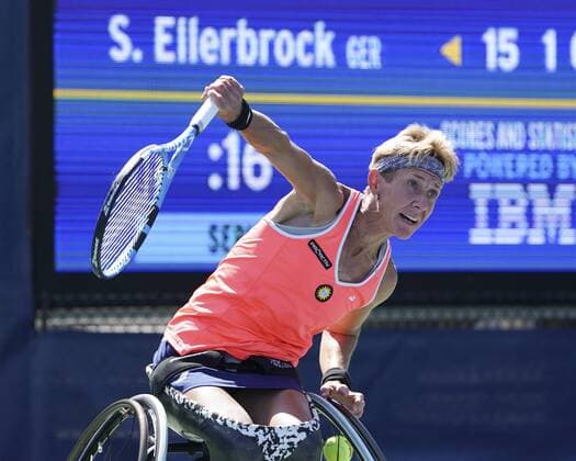 Sabine Ellerbrock, Rollstuhl Damen Einzel Tennis - US Open 2019 - Grand Slam - Billie Jean King Tennis Center - New York - New York - USA - 7 September 2019. Copyright: xJuergenxHasenkopfx