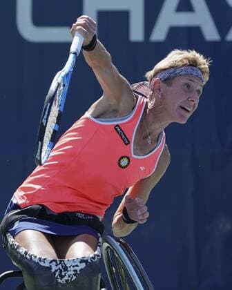 Sabine Ellerbrock, Rollstuhl Damen Einzel Tennis - US Open 2019 - Grand Slam - Billie Jean King Tennis Center - New York - New York - USA - 7 September 2019. Copyright: xJuergenxHasenkopfx