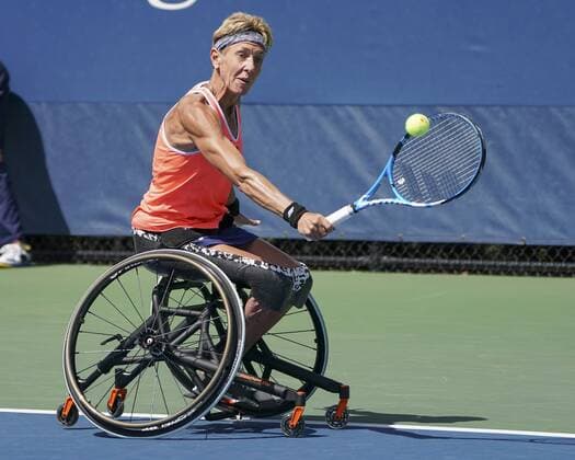 Sabine Ellerbrock, Rollstuhl Damen Einzel Tennis - US Open 2019 - Grand Slam - Billie Jean King Tennis Center - New York - New York - USA - 7 September 2019. Copyright: xJuergenxHasenkopfx