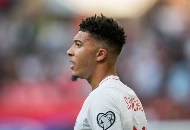 Jadon Sancho (Borussia Dortmund) of England during the UEFA 2020 EURO Qualifier, EM, Europameisterschaft match between England and Bulgaria at Wembley Stadium, London, England on 7 September 2019. Copyright: xAndyxRowlandx PMI-3040-0016