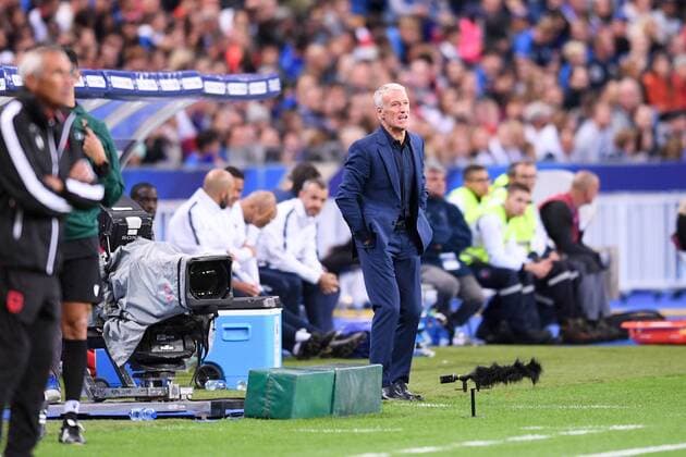 DIDIER DESCHAMPS (SELECTIONNEUR FRANCE) FOOTBALL : France vs Albanie - Qualifications Euro 2020 - 07 09 2019 FEP Panoramic 