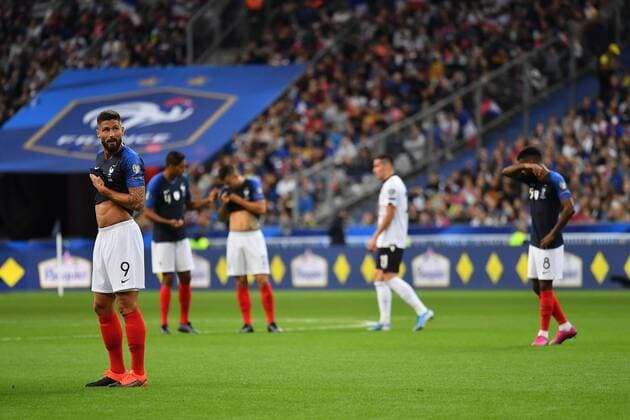 FRANCE ALBANIA EURO 2020 Olivier Giroud 9 during the France-Albania match, on September 7th, 2019, at the Stade de France for the qualifications of Euro 2020.  JulienxMattiax xLexPictorium LePictorium_0213350