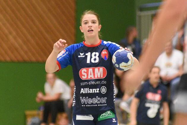 Lea Neubrander (SG H2Ku Herrenberg Kuties 18) SG H2Ku Herrenberg, Handball, Ligaspiel, 07.09.2019, Foto:TBaur Eibner SG H2Ku Herrenberg Kuties vs. Waiblingen Tigers Herrenberg Copyright: xEIBNER TobiasxBaurx EP_TBR