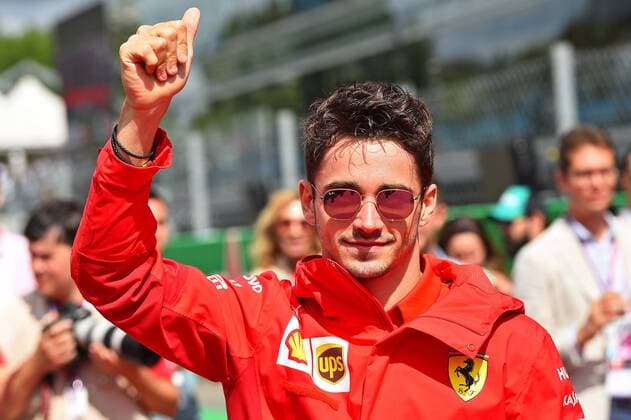 08.09.2019, xekx, Motorsport FIA Formel 1, Großer Preis von Italien - Rennen emspor, Charles Leclerc (Ferrari) (DFL DFB REGULATIONS PROHIBIT ANY USE OF PHOTOGRAPHS as IMAGE SEQUENCES and or QUASI-VIDEO) Monza
