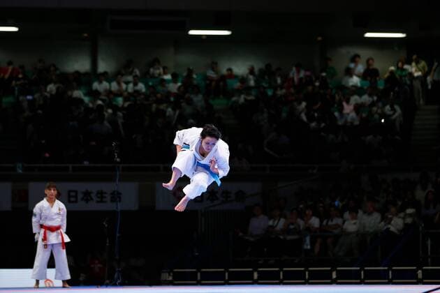 Bilder des Jahres 2019, Sport 09 September Sport Themen der Woche KW36 Sport Bilder des Tages Kiyou Shimizu (JPN), SEPTEMBER 8, 2019 - Karate : Karate 1 Premier League Tokyo Women s Individual Kata final at Nippon Budokan in Tokyo Japan. NOxTHIRDxPARTYxSALES.  (111622217)