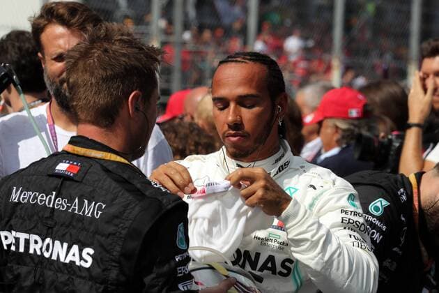 Photo4 LaPresse 08 09 2019 Monza, Italy Grand Prix Formula One Italia 2019 In the pic: Lewis Hamilton (GBR) Mercedes AMG F1 W10  Copyright: xPhoto4 LaPressex