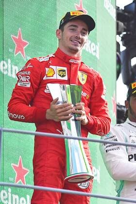 08.09.2019, xekx, Motorsport FIA Formel 1, Großer Preis von Italien - Rennen emspor, 1. Platz, Sieger, Charles Leclerc (Ferrari) (DFL DFB REGULATIONS PROHIBIT ANY USE OF PHOTOGRAPHS as IMAGE SEQUENCES and or QUASI-VIDEO) Monza