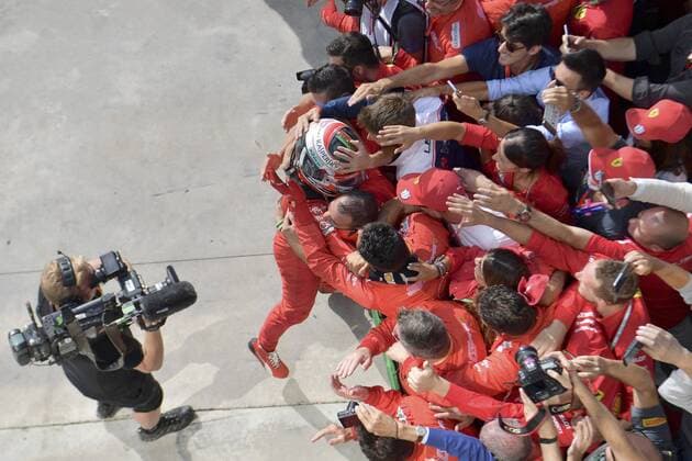 LECLERC Charles F1 Team Scuderia Ferrari Sieger F1 Grand Prix von Italien 2019 in Monza am 08.09. 2019 in Monza