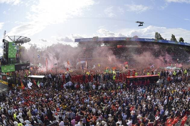 LECLERC Charles F1 Team Scuderia Ferrari Sieger F1 Grand Prix von Italien 2019 in Monza am 08.09. 2019 in Monza