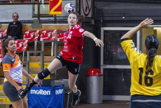 Handball-EHF-Pokal AC Latsia Nikosia vs. TSV Bayer 04 Leverkusen 5:36 Impressionen vom Handball-EHF-Pokal AC Latsia Nikosia vs. TSV Bayer 04 Leverkusen 5:36 am 8. 9. 2019 in Leverkusen, Ostermann-Arena, Deutschland Copyright: xBEAUTIFULxSPORTS RalfxKardesx