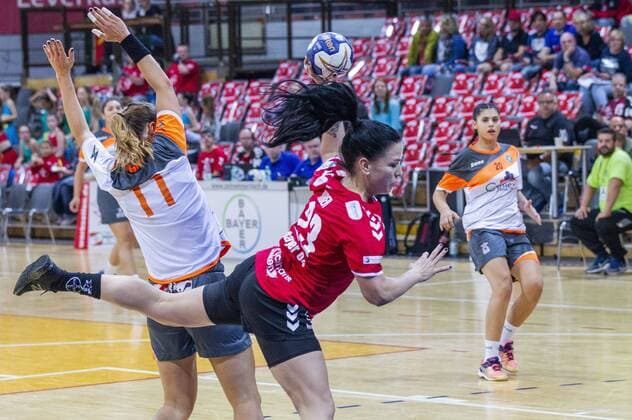 Handball-EHF-Pokal AC Latsia Nikosia vs. TSV Bayer 04 Leverkusen 5:36 Impressionen vom Handball-EHF-Pokal AC Latsia Nikosia vs. TSV Bayer 04 Leverkusen 5:36 am 8. 9. 2019 in Leverkusen, Ostermann-Arena, Deutschland Copyright: xBEAUTIFULxSPORTS RalfxKardesx