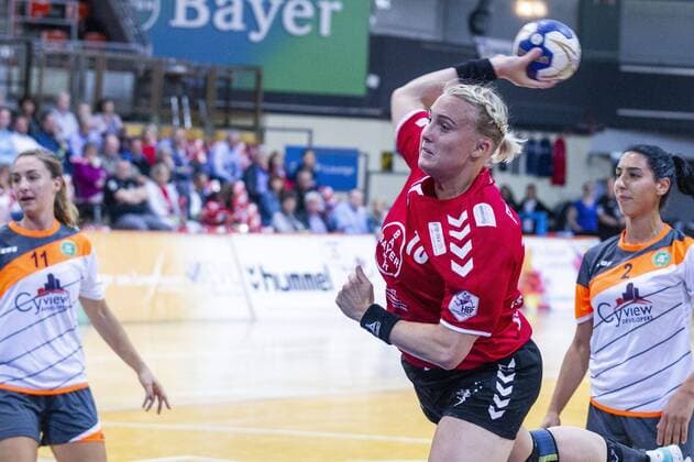 Handball-EHF-Pokal AC Latsia Nikosia vs. TSV Bayer 04 Leverkusen 5:36 Impressionen vom Handball-EHF-Pokal AC Latsia Nikosia vs. TSV Bayer 04 Leverkusen 5:36 am 8. 9. 2019 in Leverkusen, Ostermann-Arena, Deutschland Copyright: xBEAUTIFULxSPORTS RalfxKardesx