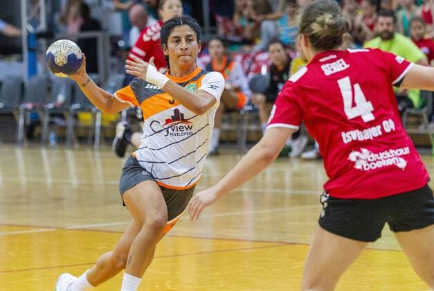 Handball-EHF-Pokal AC Latsia Nikosia vs. TSV Bayer 04 Leverkusen 5:36 Impressionen vom Handball-EHF-Pokal AC Latsia Nikosia vs. TSV Bayer 04 Leverkusen 5:36 am 8. 9. 2019 in Leverkusen, Ostermann-Arena, Deutschland Copyright: xBEAUTIFULxSPORTS RalfxKardesx
