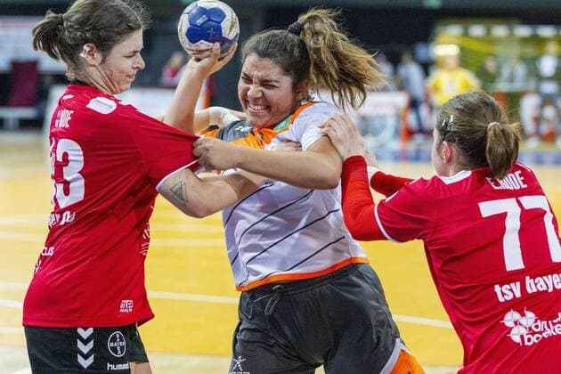 Handball-EHF-Pokal AC Latsia Nikosia vs. TSV Bayer 04 Leverkusen 5:36 Impressionen vom Handball-EHF-Pokal AC Latsia Nikosia vs. TSV Bayer 04 Leverkusen 5:36 am 8. 9. 2019 in Leverkusen, Ostermann-Arena, Deutschland Copyright: xBEAUTIFULxSPORTS RalfxKardesx