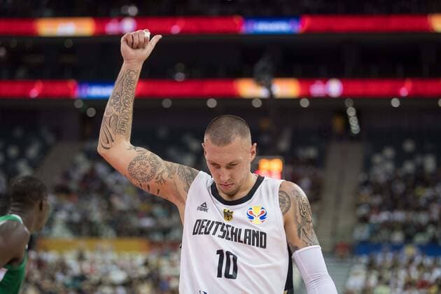 Basketball Shanghai 07.09.2019 FIBA Basketball Weltmeisterschaften World Cup WM Weltmeisterschaft Deutschland (GER) - Senegal (SEN) Daniel Theis (Deutschland, No.10)